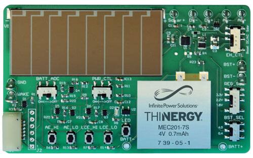 IPS energy harvesting evaluation board